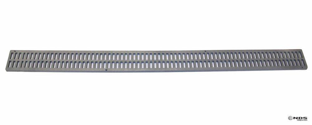 NDS Grey Channel Drain Grate Grey 