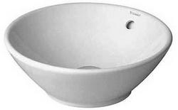 16-5/8 in. Wall Mount Round Ceramic Bathroom Sink in White