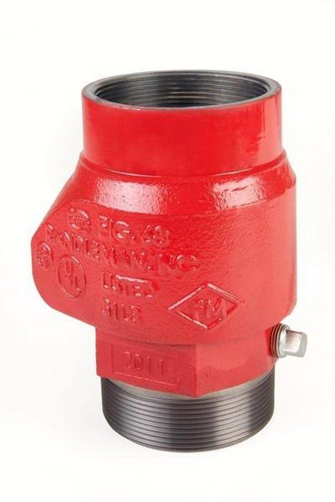 United Brass Works Ductile Iron MNPT x Grooved Check Valve 