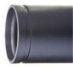 8 in. Sch. 40 A53B ERW Pipe SRL Roll Groove Single Random Length Black Carbon Steel