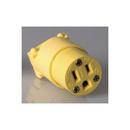 15 Amp Large Dead Front Female Connector in Yellow