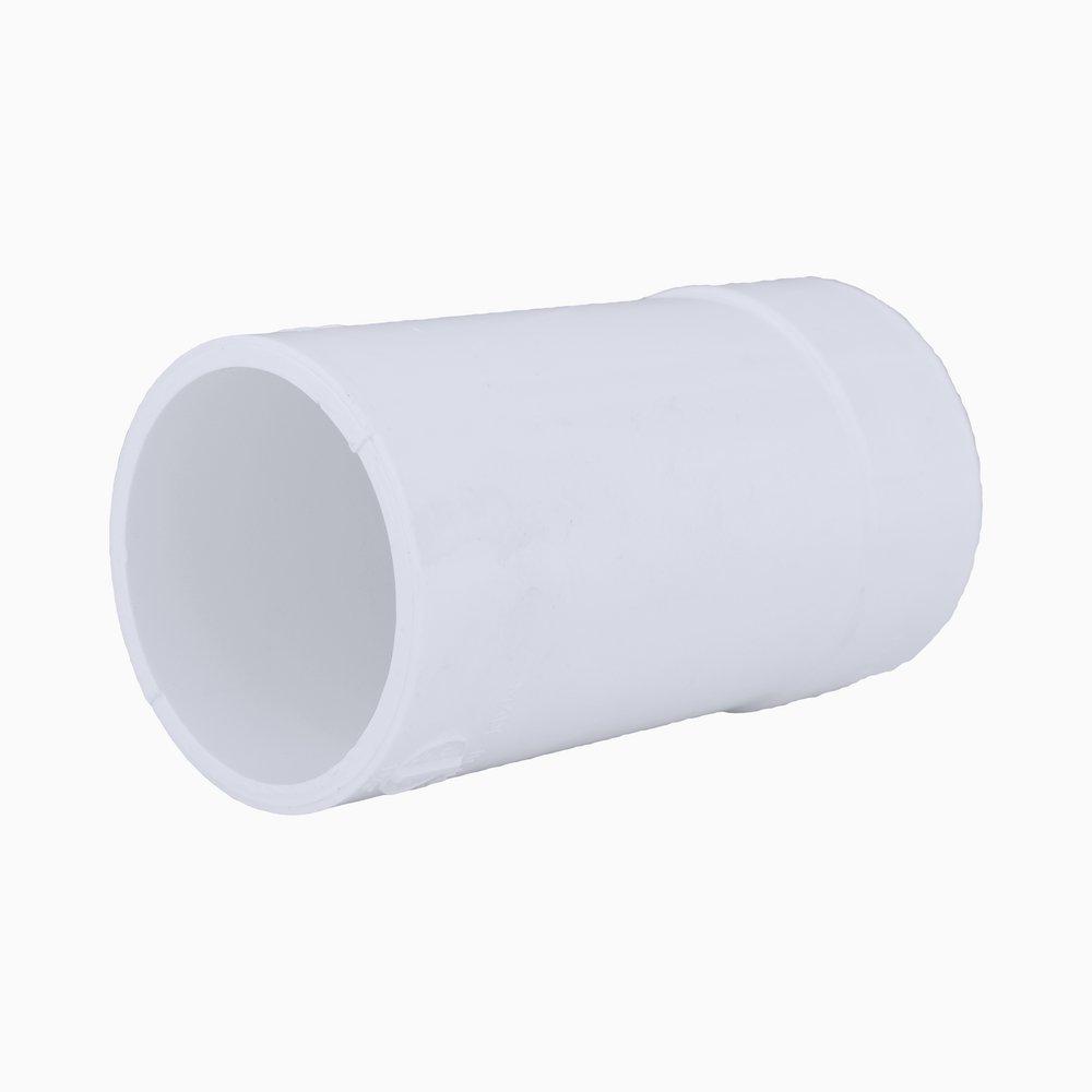 White PVC DWV x Cast Iron Hub Adapter 