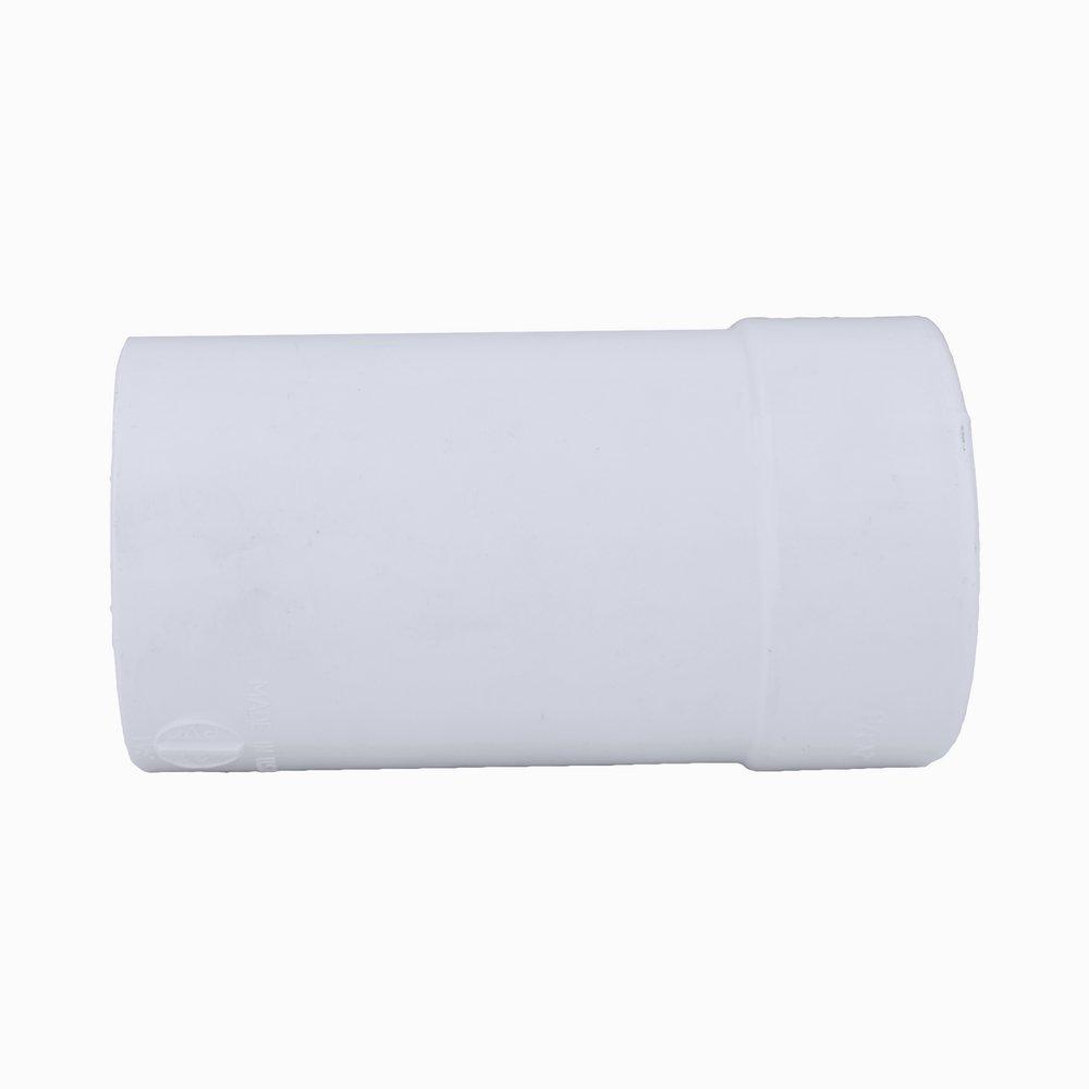 White PVC DWV x Cast Iron Hub Adapter 