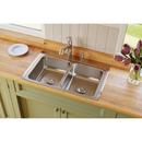 Elkay Lustrous Highlighted Satin 4-Hole 1-Bowl Topmount or Drop-In Kitchen Sink with Full Spray Sides and Bottom 