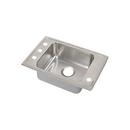 25 X 17 4 Hole Single Band SR CLIP SINK *LUSTER Stainless Steel