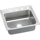 4-Hole 1-Bowl Stainless Steel Top Mount Quick-Clip Kitchen Sink
