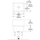 Elkay Lustrous Satin 19 x 18 in. 3 Hole Stainless Steel Single Bowl Drop-in Kitchen Sink 