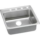 Elkay Lustrous Satin 22 X 22 2 Hole SR Stainless Steel CLIP SINK Right Hand 
