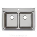 Elkay Lustrous Satin 33 X 22 Three Hole SR Stainless Steel CLIP SINK 
