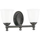 Progress Lighting Venetian Bronze 8-1/2 in. 100W 2-Light Bath Vanity Fixture 