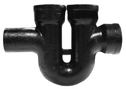 5 x 4 in. Cast Iron Reducing Running Trap