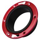 4 in. ABS DWV Adjustable Closet Flange With Metal Ring