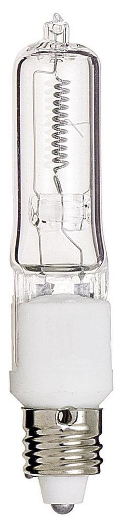 2-2/3 in. T4 Halogen Light Bulb with a Mini Candelabra E-11 Base Dimmable in Warm White