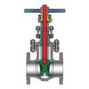 20 in. 150# RF FLG WCB T8 Gate Valve Gear Operator Carbon Steel Body, Trim 8, Bolted Bonnet