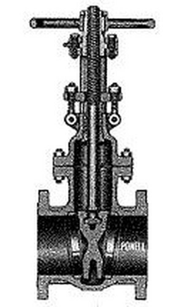 William Powell Co Carbon Steel Butt Weld Gate Valve 