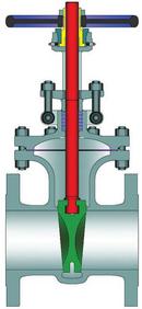 Powell Valves 150# RF FLG CF8M T10 Gate Valve PTFE Packing, API-603, Stainless Steel 316 Body, Trim 10, Bolted Bonnet 