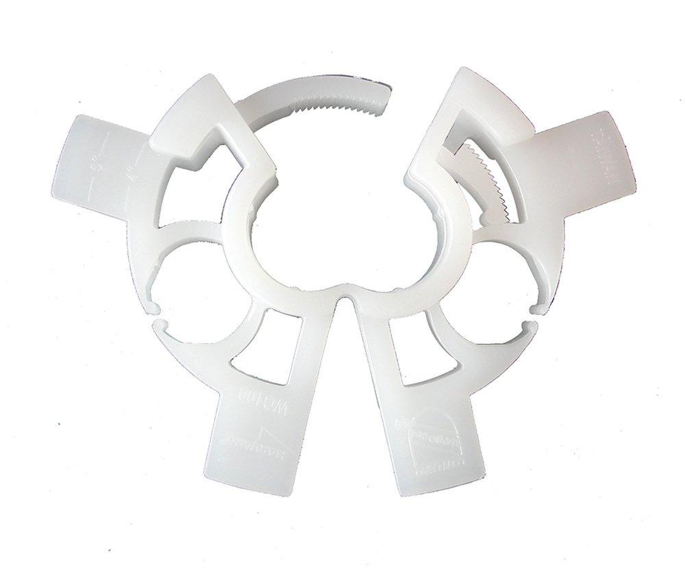 Harvard White 1 in. Self Clamping Cable Guard 