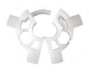Harvard White 1 in. Self Clamping Cable Guard 