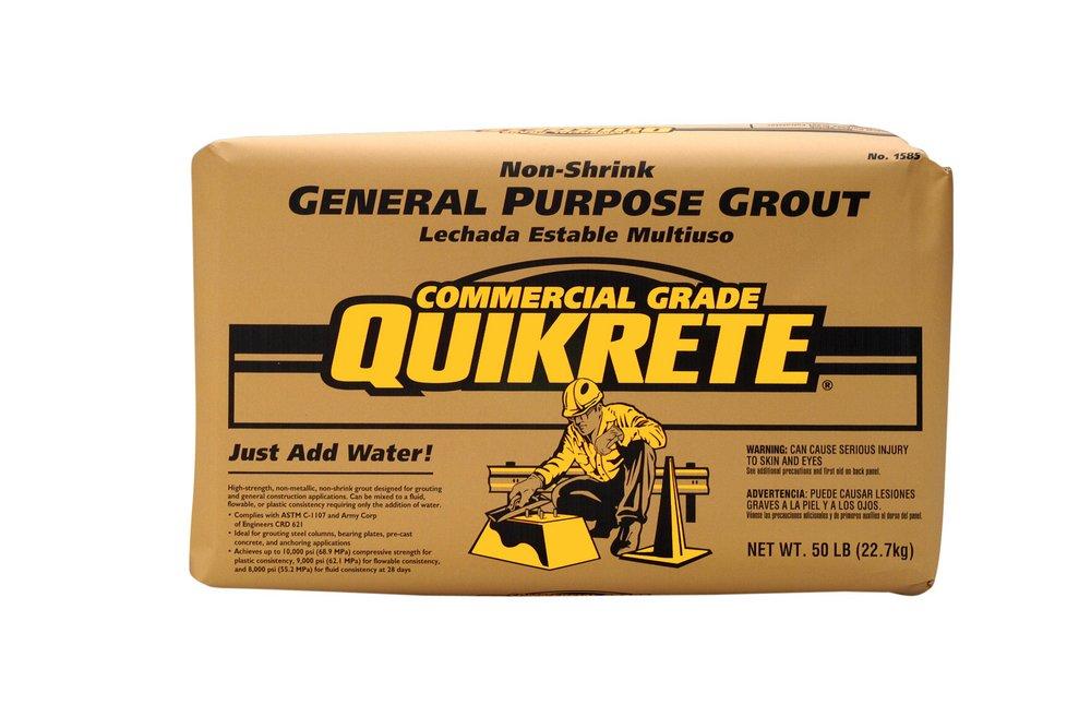 QUIKRETE&reg; Grey Non-shrink GP Grout 