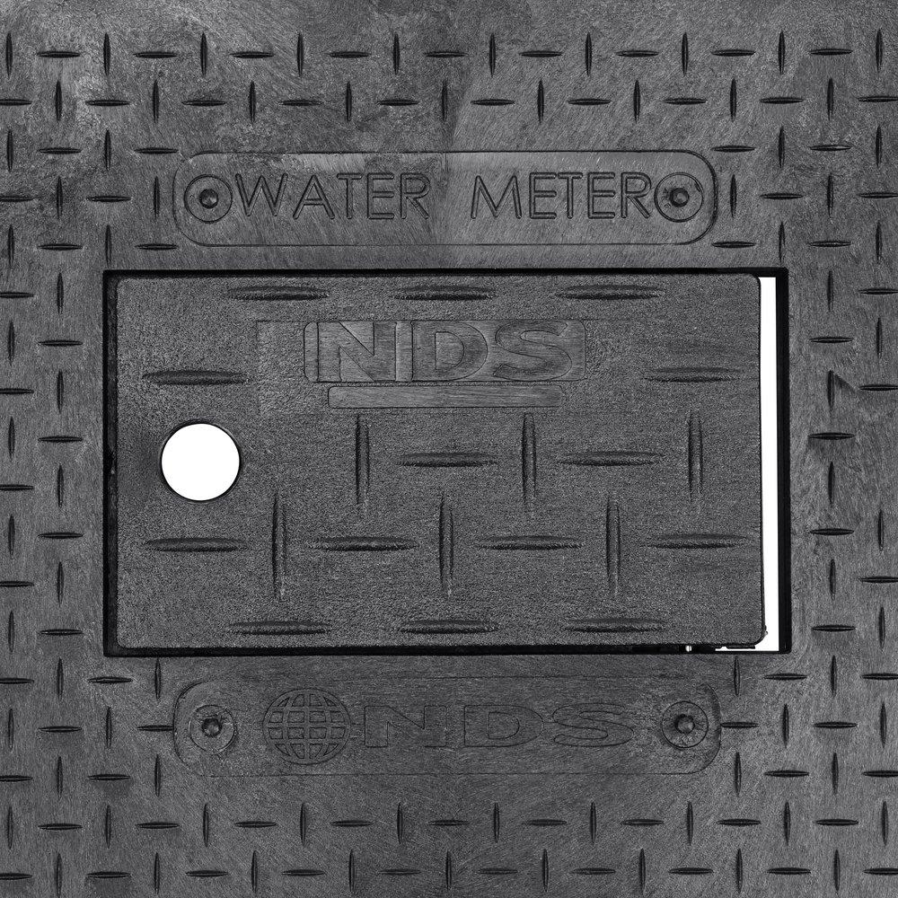 NDS Black 12 in. Ductile Iron Standard Meter Reader Cover 