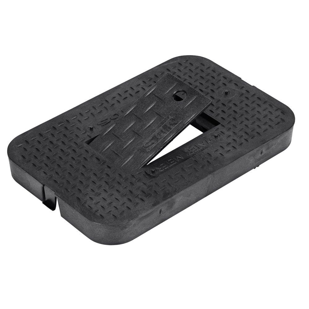 NDS Black 12 in. Ductile Iron Standard Meter Reader Cover 