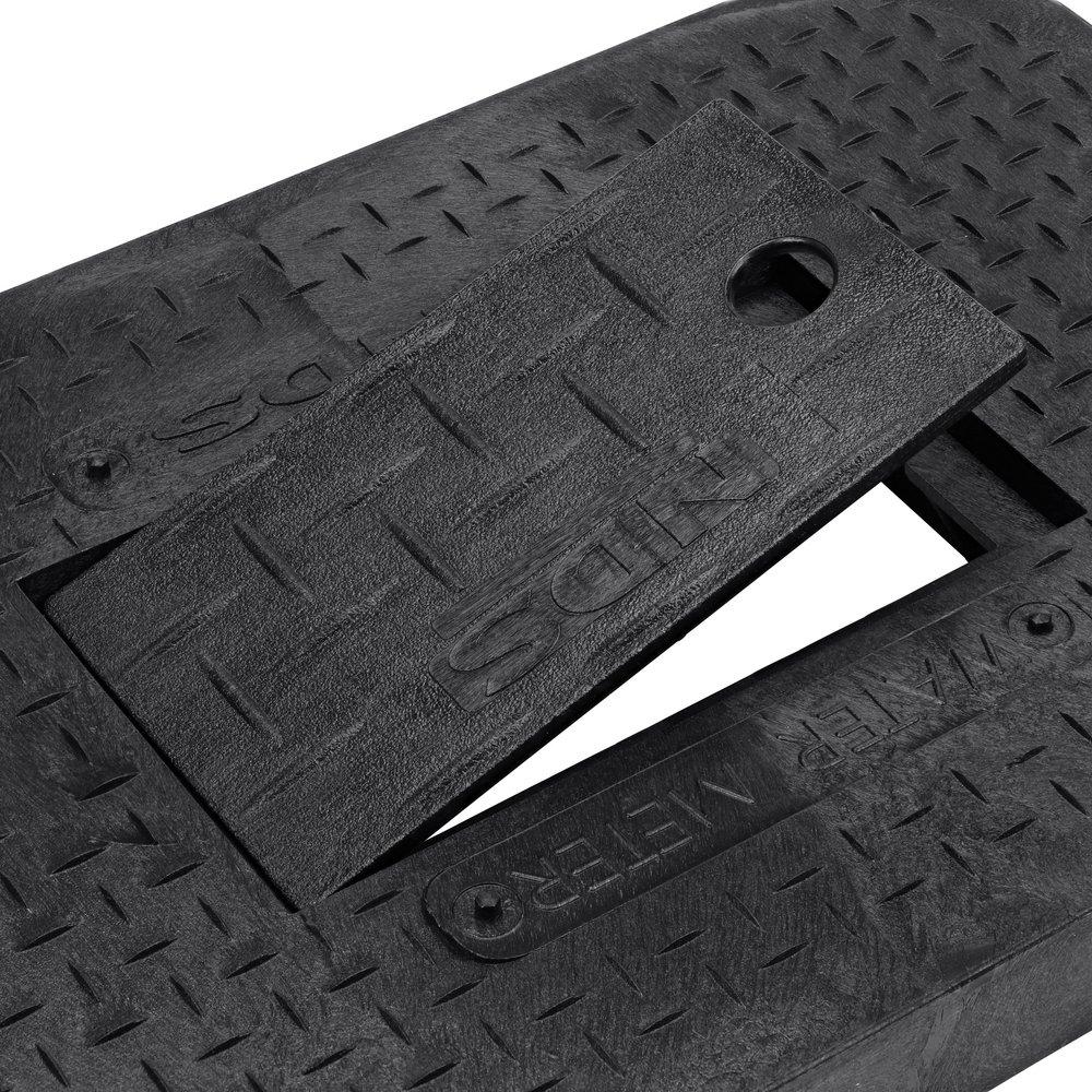 NDS Black 12 in. Ductile Iron Standard Meter Reader Cover 
