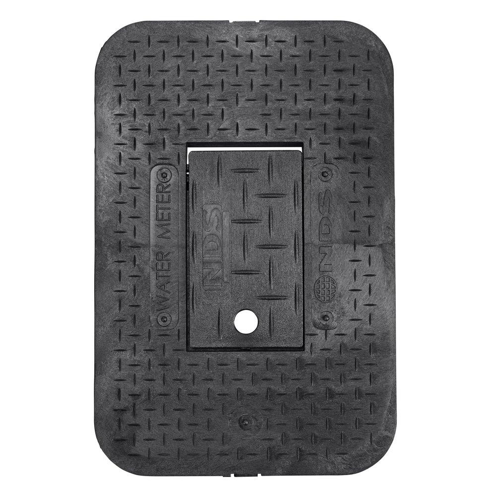 NDS Black 12 in. Ductile Iron Standard Meter Reader Cover 