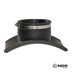 6 in. Sewer Plastic Saddle with Clamp