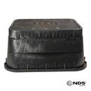 NDS Black 12 x 17 in. Cast Iron Standard Box with Ductile Iron Reader Cover 