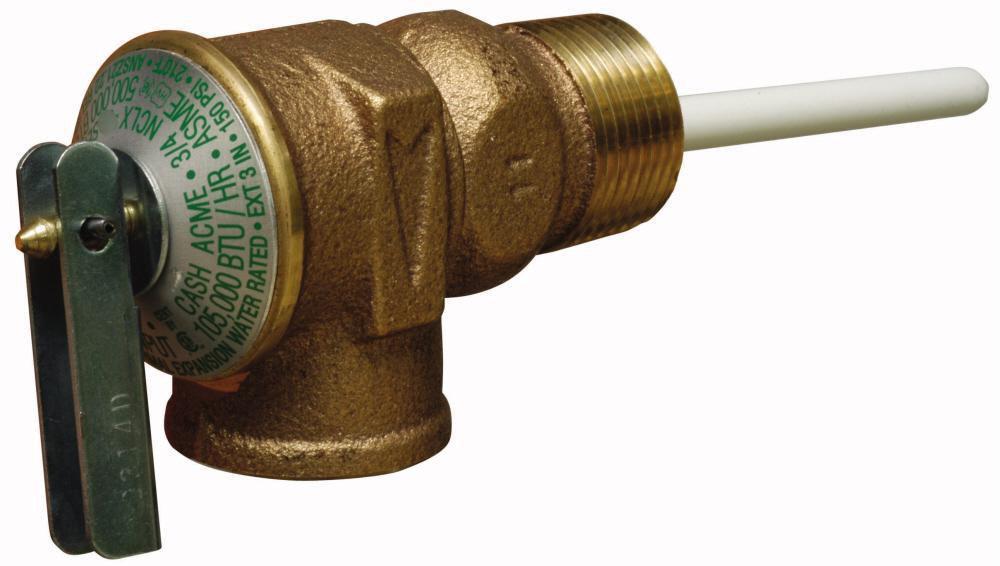 Cash Acme 3/4 in. Bronze MNPT x FNPT 210 Relief Valve 