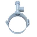 NDS Grey Hot/Wet Tap PVC Saddle for 1-1/2 in. and 2 in. PVC Pipes Service Lines 