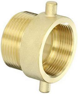 2-1/2 in. FNST x MIPT Hydrant Brass Adapter