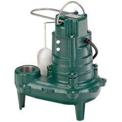 1/2 HP 115V Cast Iron Sewage Pump with 10 ft. Cord