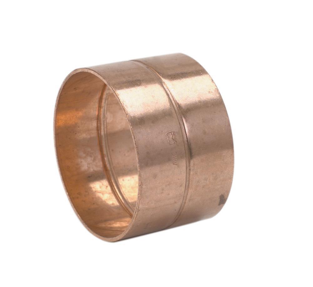 Copper Coupling with Rolled Stop 