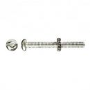 1/4 x 3/4 in. Zinc Plated Round Head Stove Bolt with Nut