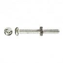 Hodell-Natco 1/4 in. Zinc Plated Round Head Stove Bolt with Nut 