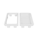 PROFLO&reg; White 9-1/2 in. Split Half Top Grate 