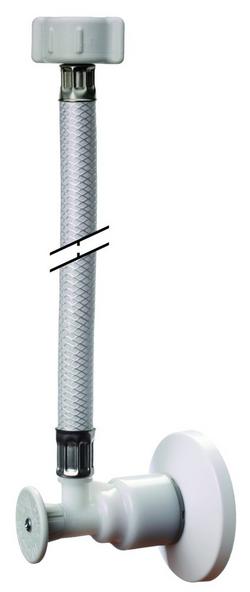 Toilet 1/2 in x 7/8 in. x 9 in. Supply Kit in White