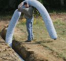 12 in. x 10 ft. Plastic Drainage Pipe