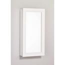 20 x 30 in. Single Door Mirror Medicine Cabinet in Pure White