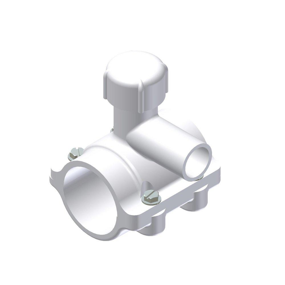 Continental Industries 1 in. CTS Compression PVC Saddle Tee for C900 Pipe 