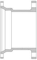 Mechanical Joint x Flanged Ductile Iron C110 Full Body Adapter (Less Accessories) 