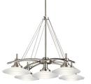 Kichler Lighting Brushed Nickel 100W 5-Light Mini Candelabra E-11 Halogen Chandelier 