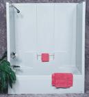 60 x 33 in. 37.5 gal Left-Hand Fiberglass Reinforced Plastic Tub and Shower in White