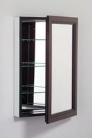30 x 23-1/4 x 3-3/4 in. Single Door Mirror Medicine Cabinet in Mahogany