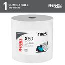 WypAll&reg; White 13-2/5 in. Jumbo Wipes Roll in White 