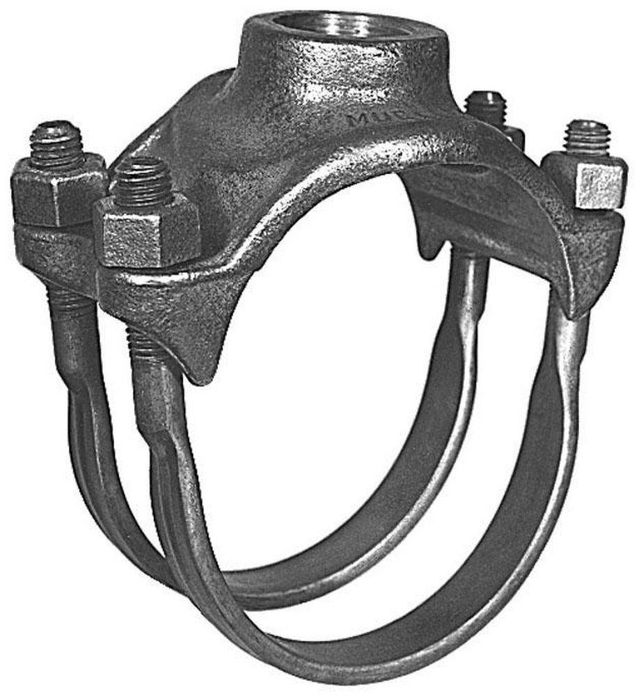Mueller Company 16 in. CC Bronze Double Strap Saddle 