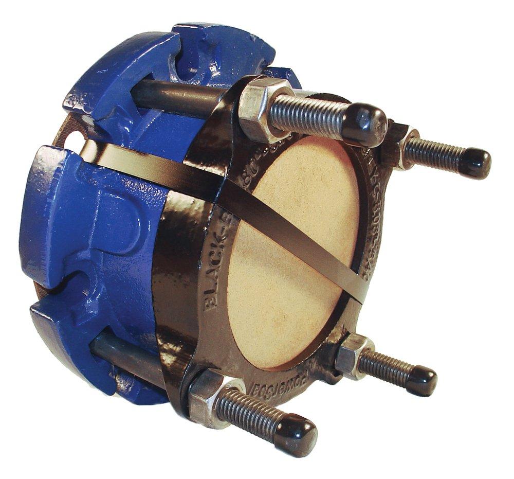 Powerseal Pipeline Products Black Transition Flange Coupling Adapter 