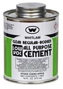 16 oz. All-Purpose Regular Bodied Low VOC Clear Pipe Cement