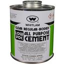 WHITLAM Fast Set Plastic Clear Pipe Cement 